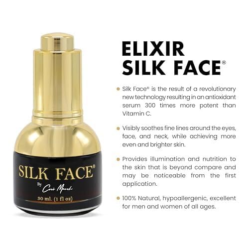 Miniatura 6 de Elixir Silk Face de Coco March para reducción de líneas finas, iluminación lujosa y resplandor sedoso para la piel