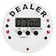 Alasum Poker-Timer Countdown-Timer FüR Poker-Dealer, Digitaler Timer FüR Poker, Party, Club,Max. 99 Min. 59 Sek.