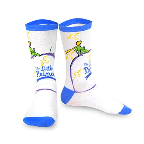 Kid's The Little Prince Silly Fun Fox and Airplane Crew Socks - 3 Pair3