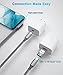 Elebase for iPhone 17 16 Pro Max Air Charger Cord 10FT with USB Adapter,Right Angled 100W USBC Fast Charging Power Cable for Car,Apple iPhone 15 16e,Samsung S25 S24 Ultra,iPad 11 10,Google Pixel 9 8