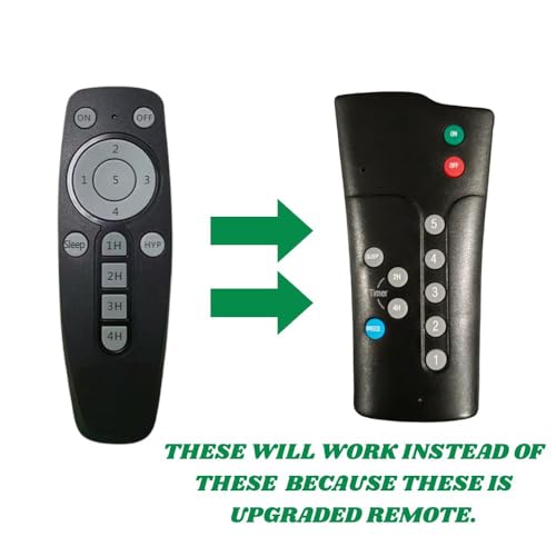 Image of Remote Control Compatible for Crompton ENERGION CROMAIR BLDC Ceiling Fan - Please Match The Image with Your Old Remote Before Placing The Order (Black) (Crompton Fan 2)