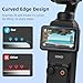 BRDRC Pocket 3 Screen Protector [with Auto Alignment Kit] [2 Pack] Tempered Glass Screen Protector Film for DJI Osmo Pocket 3 Creator Combo Accessories, Ultra HD, 9H Hardness, Scratch Resistant