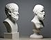 Socrates & Aristotle Greek Philosopher Bust Head Set Statue Sculpture