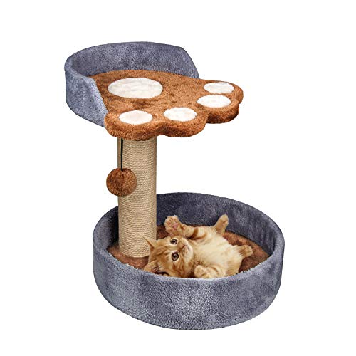 XJD 2 In 1 Kattenboom Toren Kattenbed Kat Krabpaal Klimmer Huis Kattenmeubilair Speeltoren Activiteitencentrum voor BABY KLEINE KAT KITTEN
