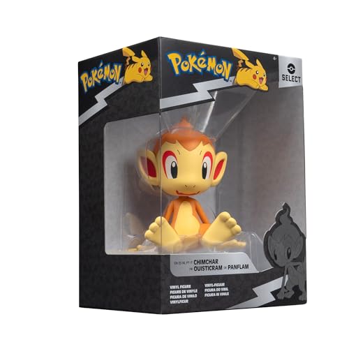 Pokémon Pokemon Select Vinyl Figure 10 cm Chimchae PKW3909 - Brown - Official Toy Figure and Collectible for Children 4+ - Image 3