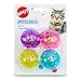 SPOT Lattice Balls Cat Toys - Durable, Fun Balls with Bells Perfect for Swatting and Batting, Colorful Toys to Entertain Indoor Cats and Kittens, - 1.5 inch, 4 pcs