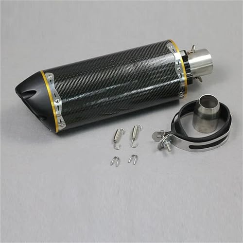 に適合するヤマハ YZF R1 R6 MT-09 MT09 MT 09用 バイク用エキゾーストパイプ マフラー エスケープチューブ サイレンサー 騒音低減 消音装置 オートバイの排気管(カラー2)