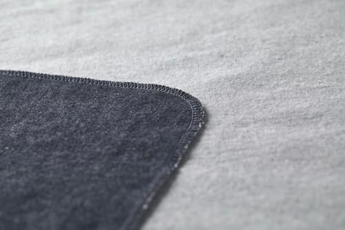 David Fussenegger leichte Kuscheldecke Hirsch Strukur 140x200cm weiche Flanelldecke aus Recycling-Baumwolle nachhaltig produziert ÖkoTex100 GRS Made in Austria Farbe Filz