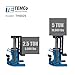 TEMCo Hydraulic Container/Machine Toe Jack (2.5 Ton - 5 Ton) Lift Capacity TH0025