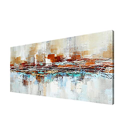 Modernos Del Arte Cuadro En Lienzo - abstracta Pintura Carteles Impresiones De La Lona Arte De La Pared Decorativa Cuadros Pintura(Sin Marco)(50x150cm)
