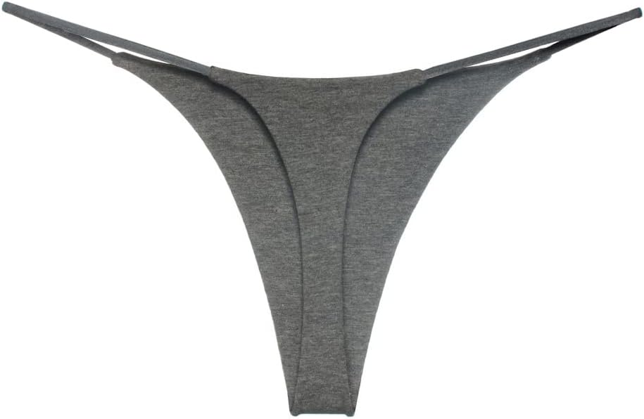 Women's Cotton Thong Double-Layer Sexy G-String Nude 3 Pack - Image 6