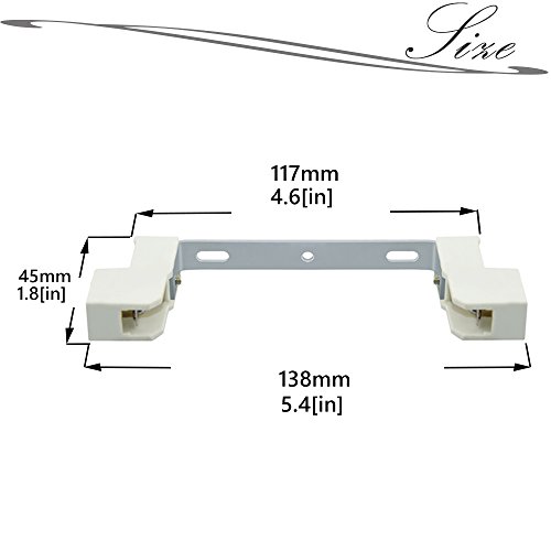 Bonlux R7S Bulb Socket 118Mm Double Ended Lamp Holder Connector Metal Ceramics Handle For Flood Light, Work Light, Double-Ended Metal Halide Lamp, Floor Lamp (5-Pack) #TOP2