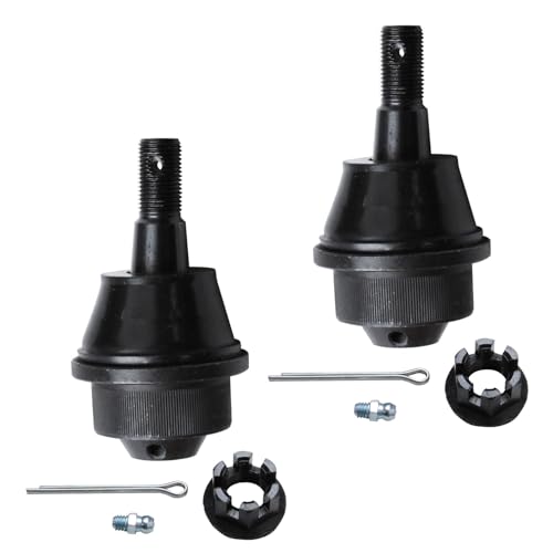 Image of Detroit Axle - 8pc Front End Kit for 2001-2004 Chevrolet Silverado 2500 GMC Sierra 2500, 2001-2010 Sierra Silverado 2500 HD 3500 HD, 2001-2006 Sierra Silverado 1500HD, 2 Lower Ball Joints 4 Tie Rods