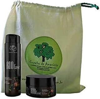 Kit Shampoo de Andiroba Bio Fase 300 ml + mascara de Andiroba Bio Fase 300 g + Sacola Ecológica