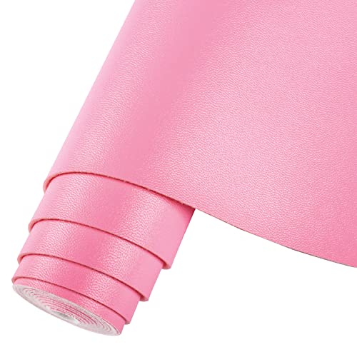 HGUAN Light Pink Faux Leather
