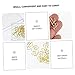 Angoily 50pcs Gold -Shaped Paper Clips Decorative Money Paper Clips for Office and School Fun Page Markers and Document Holders Stylish Accessories for Organizing Notebooks and Scrapbooks