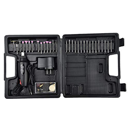 Rotary Tool Kit,Woodworking Tools and Accessories- 60pcs Accessories Variable Speed Electric Mini Nail Drill Set,Polishing Drilling Rotation Tool, for Crafting Projects and DIY Creations