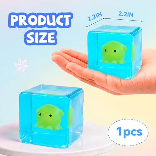 Squishy Stress Fidget Toys Adults,Glow Iin The Dark Squishy Toys,Slow Rising Toy,Sensory Stress Relief Toy for Adults Kids Teens,Octopu Squeeze Toys Party Favors Birthday Gift - Image 7