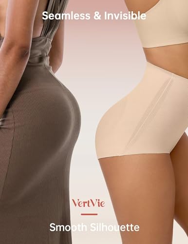 Image of Vertvie Tummy Control Shapewear Shorts Butt Lifting Seamless | Breathable Micro-hole Fabric, High Waisted Body Shaper, Everyday Comfort, Thigh Slimmer, Invisible, Girdles for Under Dresses