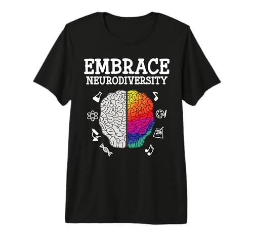 Embrace Neurodiversity Autism Awareness ASD Men Women Kids Premium T-Shirt