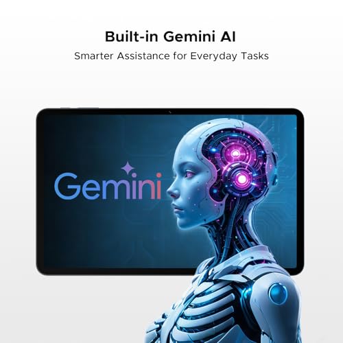 Image of P12 Pro Tablet Android 16 (2026), 2.4K 120 Hz Android Tablet 12 Inch, 48GB RAM+256GB ROM, T7300 CPU, 12000mAh, Gemini AI, 13MP+8MP, Widevine L1, WiFi 5, Bluetooth 5.4, Tablet with Pen - Gray