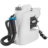 SICWEDIM Elektrische ULV-Nebelmaschine mit 10/12/16 l Tank, kommerzielle Sprühgerät, tragbare Rucksack-Nebelmaschine mit Teleskopschlauch für große Flächenabdeckung, Zerstäubungsvolumen 450 ml/min (10