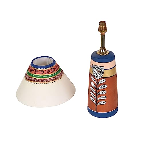Image of AAKRITI ART CREATIONS Botanical Blooms Table Lamp