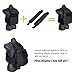 IDOGEAR SPORTS Tactical Back Panel MOLLE Zipper Kit Molle Zipper Strap with Expand Loading for Tactical Vest CPC JPC AVS (Black)