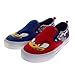 Josmo Sonic The Hedgehog Shoes Lowtop Sneakers for Boys - Sonic Slip-on Sneaker Casual Fashion Kids Canvas Shoe - Blue (Size 11 Little Kid)