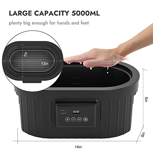 Waxkiss WKS-221216 Paraffin Wax Machine For Hand And Feet, Waxkiss 5000Ml Paraffin Bath With Lavender Paraffin Wax Warmer For Professional Spa & Arthritis Treatment At Home thumb #2