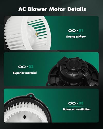 Image of SCITOO HVAC Heater Blower Motor Front Fit For Kia Model - For Rio 2012-2017 Replacement For # 700316 Blower Fan