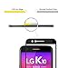 (2 Pack) Compatible for LG K20 Plus, K20 V, LG Harmony 2, LG Phoenix Plus, LG X4(2018), X4 +, K10 (2018 Version) (Full Coverage) Tempered Glass Screen Protector, HD Anti-Scratch