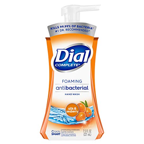 Dial Complete Antibacterial Foaming Hand Soap, Silk & Magnolia, 7.5 Fluid Ounces (Pack of 8)