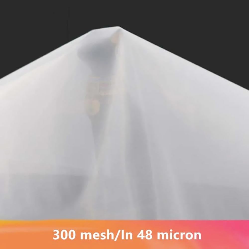 1 malla de filtro de nailon 300, tamaño versátil de 1 x 5 m para uso alimentario e industrial, material duradero de alta calidad, perfecto para aplicaciones de colado y filtrado