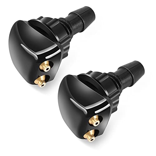 Boquilla 2 boquillas para limpiaparabrisas de coche, pulverizador de agua para Honda Civic Accord Fit Peugeot 307 206 407 308 thumbnail