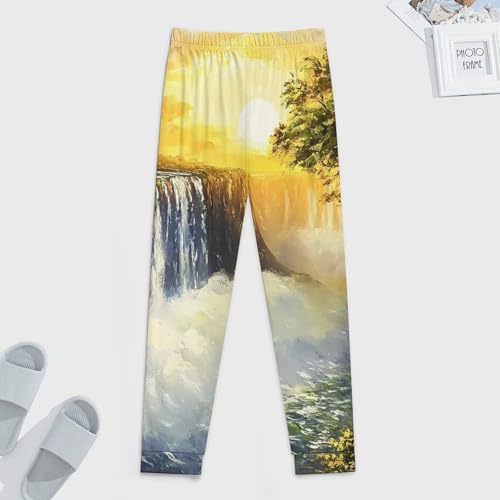 Sunrise at Victoria Falls Men's Pajama Pants Lounge Pant Sleepwear PJ Bottoms3