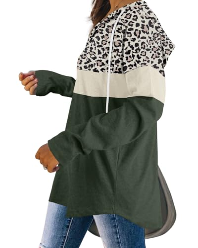 Image of Bofell Womens Fashion Tops Hoodies for Women Pullover Oversized Sweatshirts Long SLeeve Shirts Loose Fit