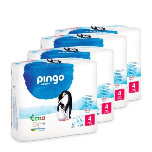 Pack ahorro Pañales T4 (7-18kg) Pingo 160 Uds