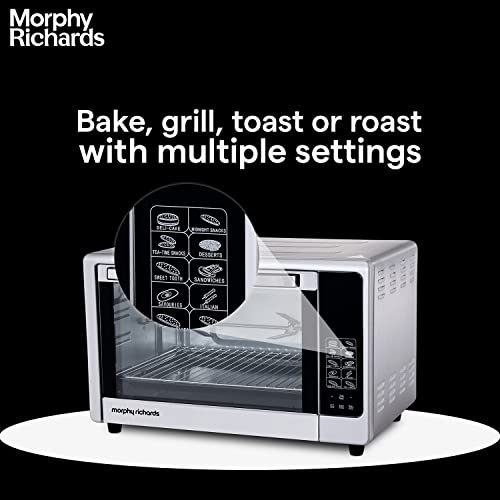Morphy Richards Digichef Customized Auto Cook Modes 59 Pre-Set Menus Stainless Steel Body Oven Toaster Griller RCSS - 48 Liters (Silver)2000w Watt view 2