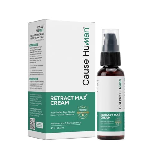 Retract Max Phimosis Cream | Supports Skin Loosening | Visible Results* in 7 Days* | 45g