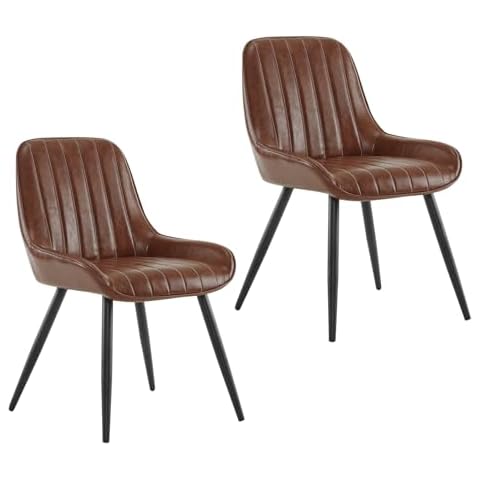 Chaises Lestarain Rétro en Similicuir Cover