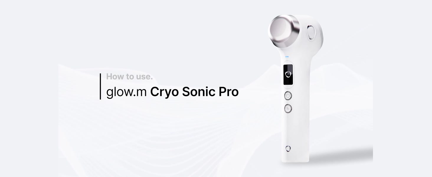 Amazon.com: glow.m Cryo Sonic Pro with Gel cream 100g | Glow Skin