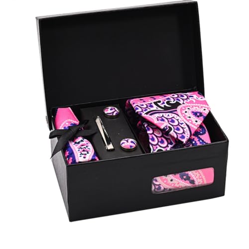 Set de 6 accesorios para hombre con corbata y pinza