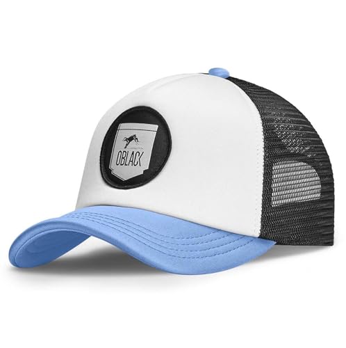 Oblack Gorras De Hombre Blue Windsurfer Azul Classic Gorras Mujer Beisbol Ajustable Con Visera Acolchada Y Rejilla Negra - Gorra Trucker Oblack Gorras De Hombre Blue Windsurfer Azul Classic Gorras Mujer Beisbol Ajustable Con Visera Acolchada Y Rejilla Negra - Gorra Trucker