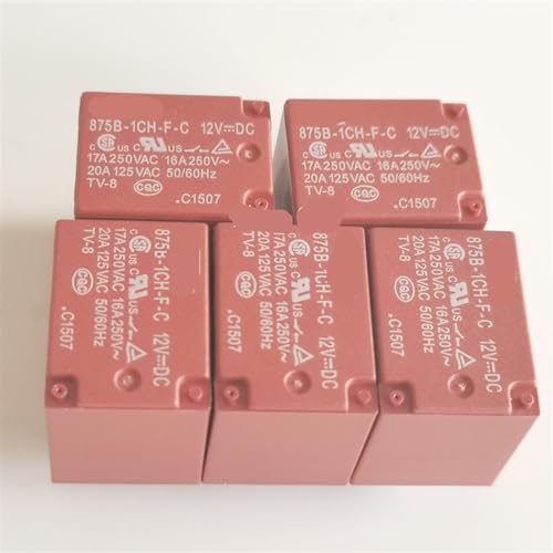 Relé de 12V 875B 1CC C con alta capacidad de 17A para evitar sobrecargas eléctricas