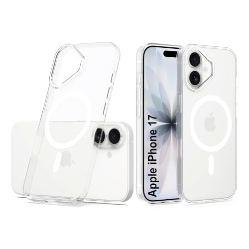 Image of Zapcase Back Case for iPhone 17 | Slim Lifetime Anti-Yellow Crystal-Clear Cover with Elevated Camera Protection & MagSafe Compatibility | Premium German Polycarbonate | Shockproof | Clear