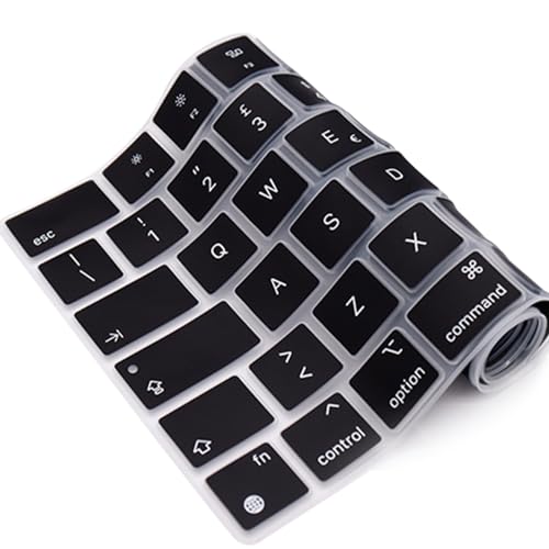 Protector de teclado silicona HRH italiano para MacBook miniatura 5