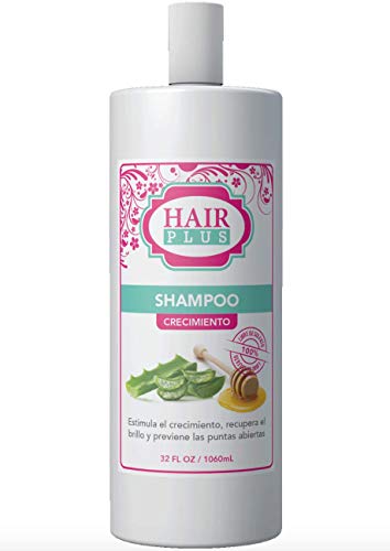 Champú Crecimiento (946 ML) - Extremidades Cero Divididas, Brillo DE Retorno, Cabello Nutritivo - Champú a Base DE Hierbas DE Romero, Miel, Aloe Vera, Cebolla, Vitamina E Y Menta