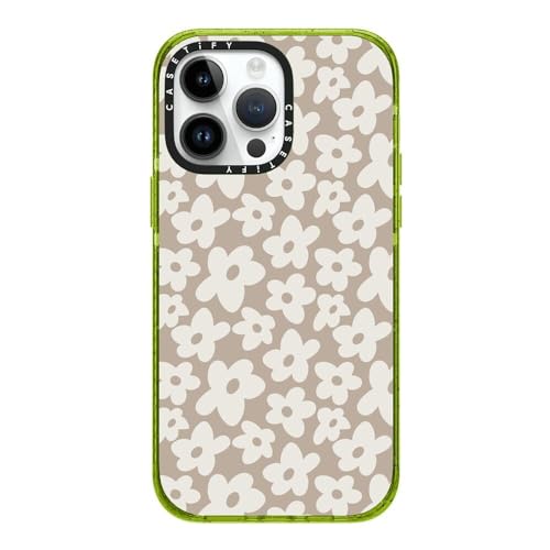 Évitez la casse de l'iPhone 14 Pro Max avec la coque CASETiFY Impact fleur