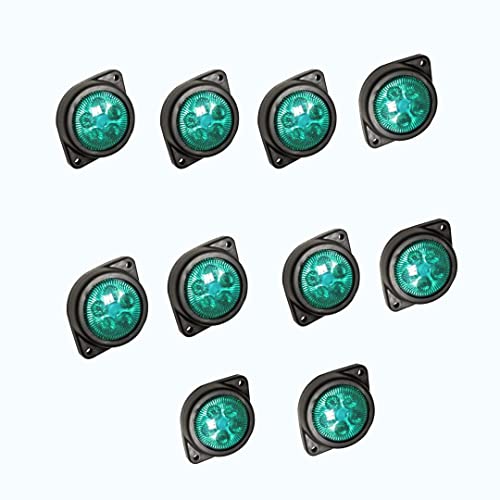 Lampe de gabarit 24V verte contre les pannes d'éclairage sur remorque